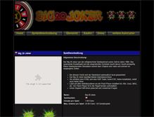 Tablet Screenshot of big20joker.spielautomaten-xxl.ch